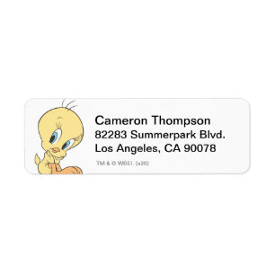 TWEETY™ i molnet Pose 9 Returadress Etikett