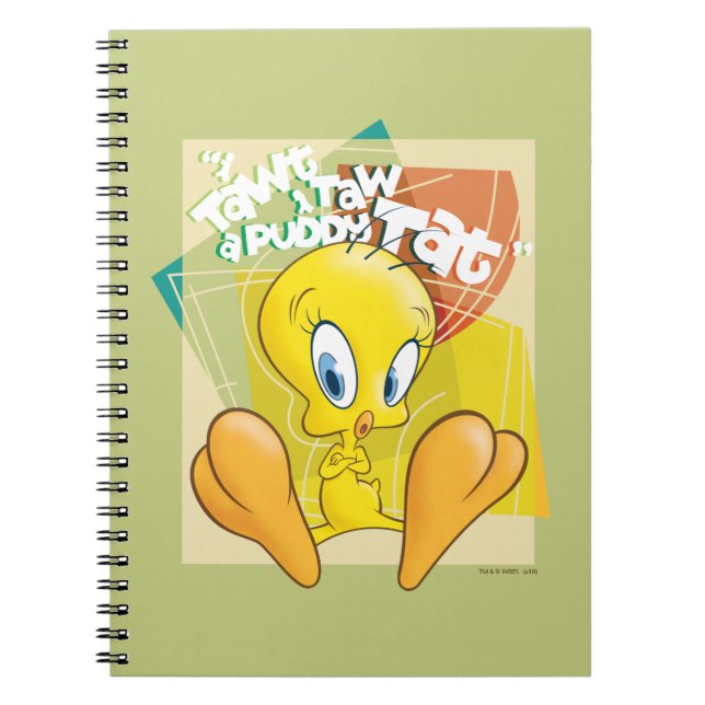 TWEETY™ "I Tawt I Taw A Puddy Tat" Anteckningsbok (Framsidan)