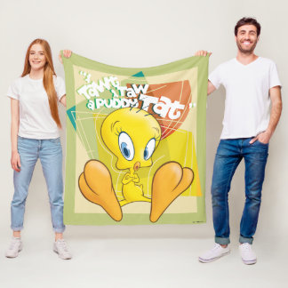 TWEETY™ "I Tawt I Taw A Puddy Tat" Fleecefilt