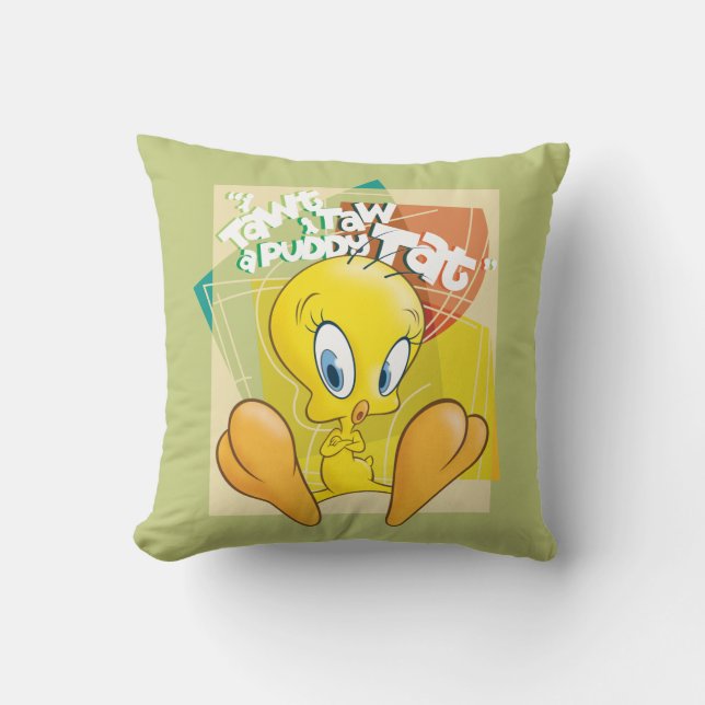 TWEETY™ "I Tawt I Taw A Puddy Tat" Kudde (Framsida)