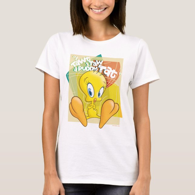 TWEETY™ "I Tawt I Taw A Puddy Tat" T Shirt (Framsida)