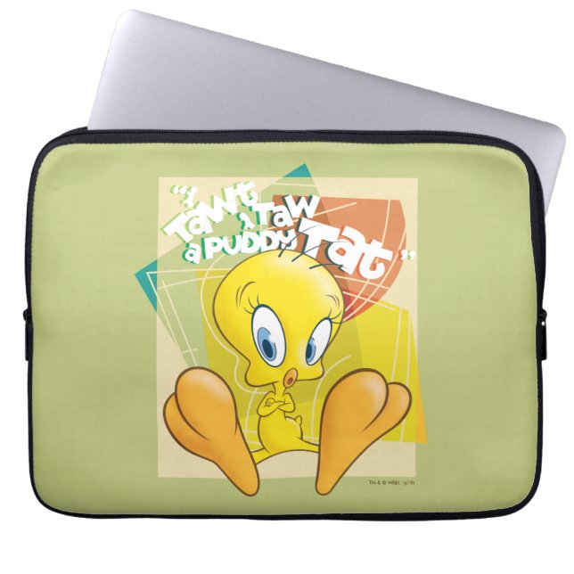 TWEETY™ "Jag trodde jag såg en Puddy Tat" Laptop Fodral (Framsidan)