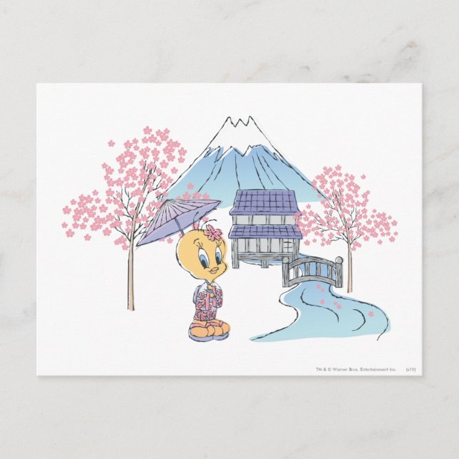 TWEETY™ Japan Vykort (Framsida)