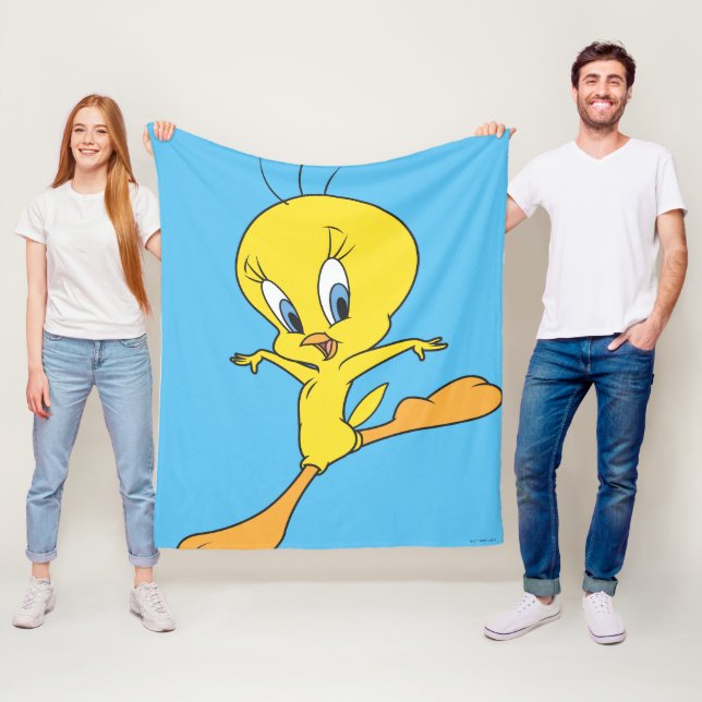 Tweety Landing Fleecefilt (På plats)