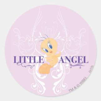 TWEETY™ "Liten ängel" Runt Klistermärke