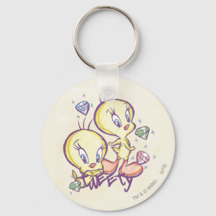 Tweety med Gems Nyckelring