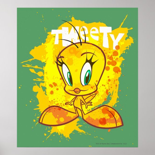 Tweety med Namn Poster (Framsidan)
