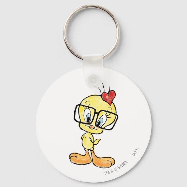 Tweety Nerd Nyckelring (Framsida)