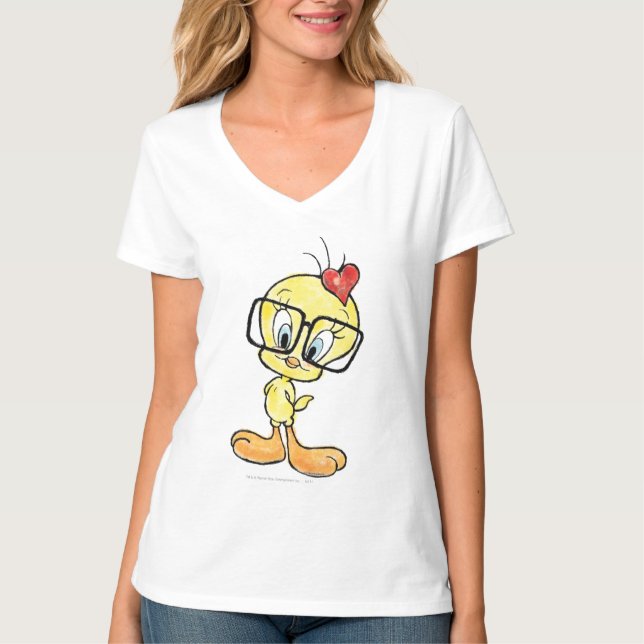 TWEETY™ Nerd Tee Shirt (Framsida)