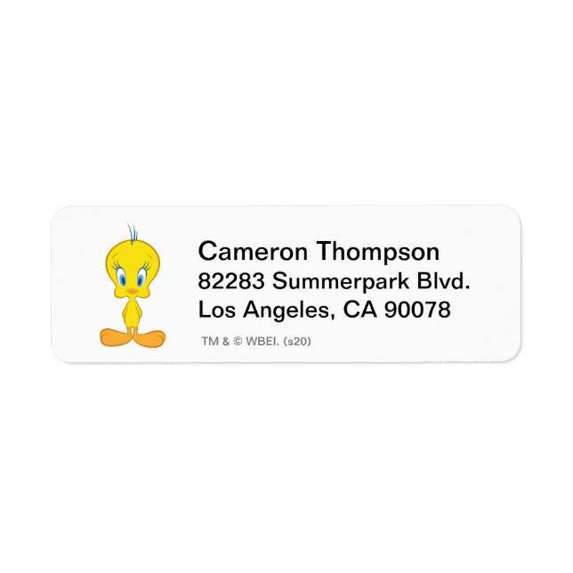 TWEETY™ | Onocent Little Bird Returadress Etikett (Framsidan)