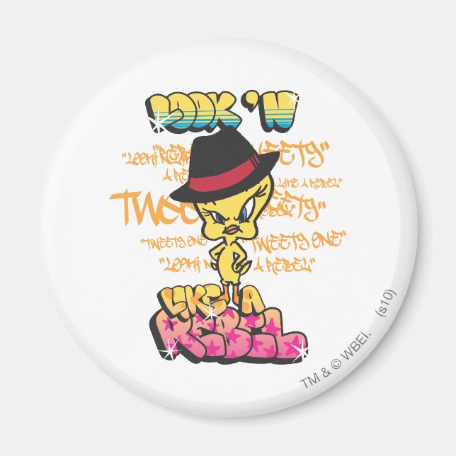 TWEETY™ som en rebell Magnet (Framsidan)