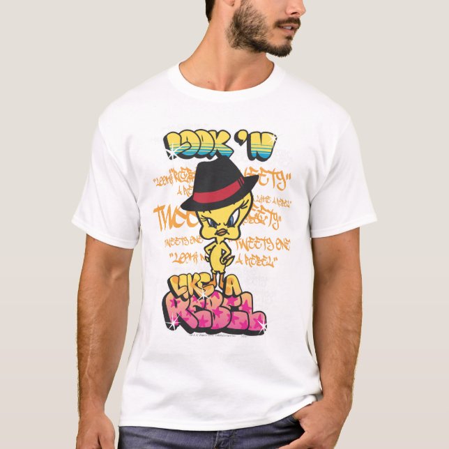 TWEETY™ som en rebell T-shirt (Framsida)