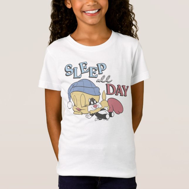 TWEETY™ Sova Hela Dagen T Shirt (Framsida)