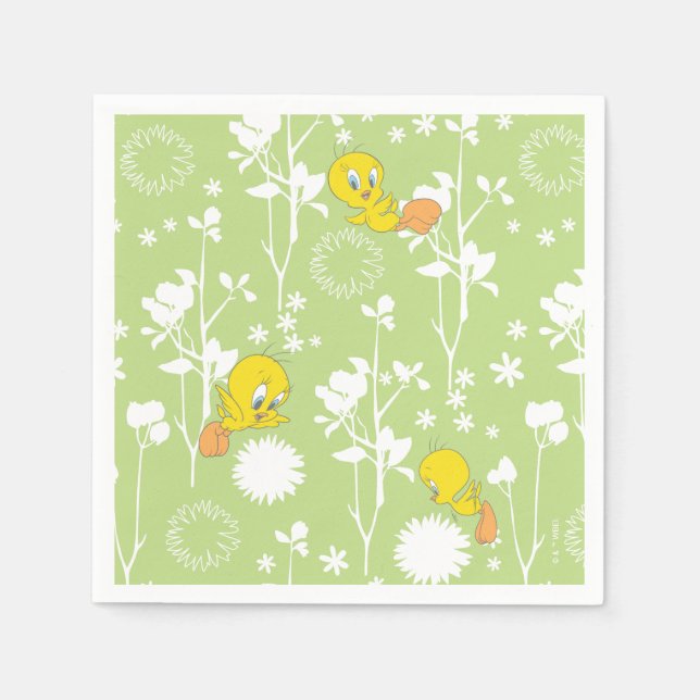 TWEETY™ Springtime Vibes Pappersservett (Framsidan)