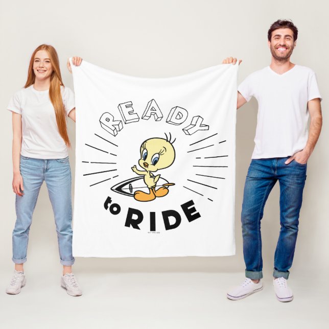 TWEETY™ Surfboard - Redo till riden Fleecefilt (På plats)