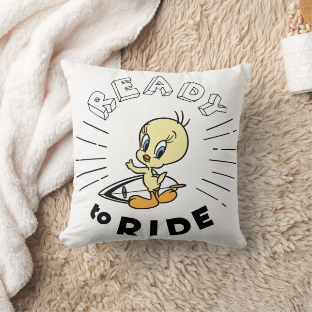 TWEETY™ Surfboard - Redo till riden Kudde (Filt)