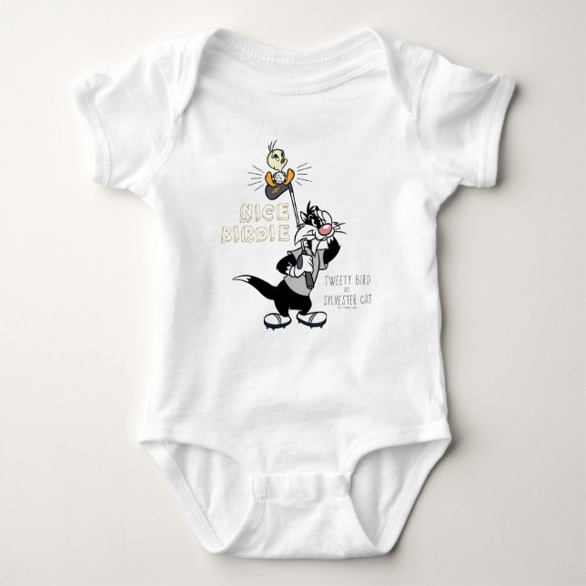 TWEETY™ & SYLVESTER™ Golfing - Nice Birdie T Shirt (Framsida)