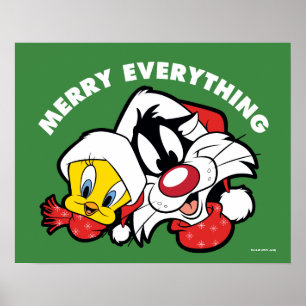 TWEETY™ & SYLVESTER™ "Merry All" Poster