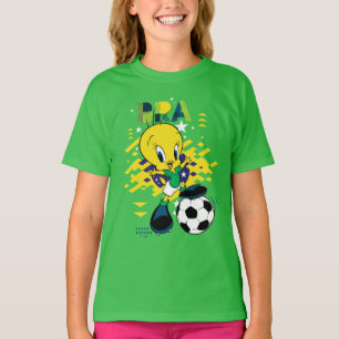 TWEETY™ Team Brasil Fotbollsgrafik T Shirt