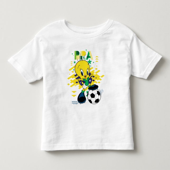 TWEETY™ Team Brasil Fotbollsgrafik T Shirt (Framsida)