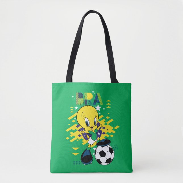 TWEETY™ Team Brazil Fotbollsgrafik Tygkasse (Framsida)