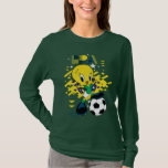 TWEETY™ Team Brazil Soccer Graphic T Shirt<br><div class="desc">Check out TWEETY™ pose with a soccer ball in this fun Team Brazil graphic! Wear on a fun t-shirt,  tote,  or blanket! Shop this design on even more custom Zazzle gifts!</div>