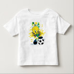 TWEETY™ Team Brazil Soccer Graphic T Shirt<br><div class="desc">Check out TWEETY™ pose with a soccer ball in this fun Team Brazil graphic! Wear on a fun t-shirt,  tote,  or blanket! Shop this design on even more custom Zazzle gifts!</div>