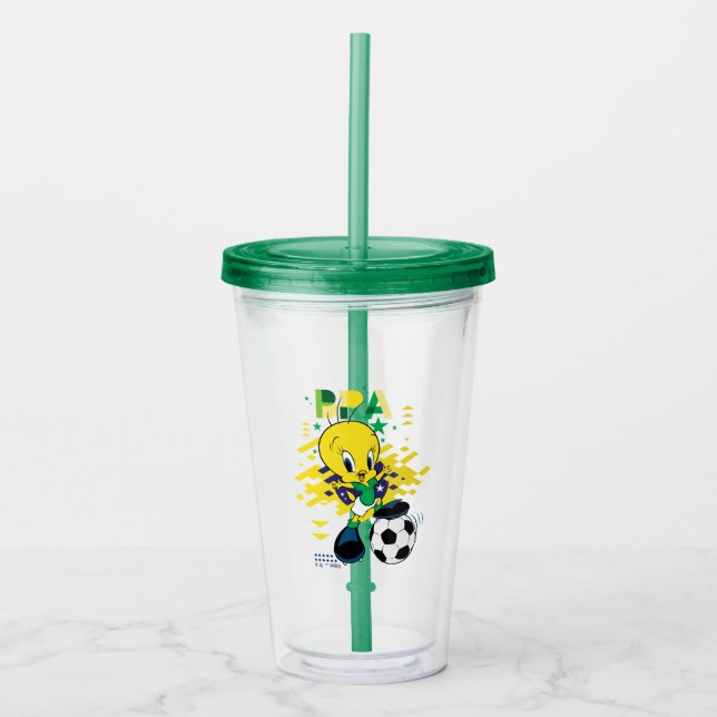 TWEETY™ Team Brazil Soccer Graphic Take Away Mugg (Framsida)