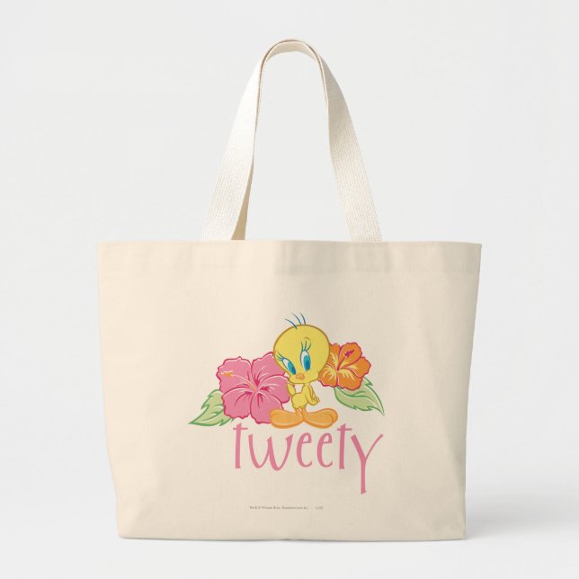 TWEETY™ Tropical Flowers Jumbo Tygkasse (Framsidan)