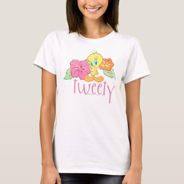 TWEETY™ Tropical Flowers Tee (Framsida)