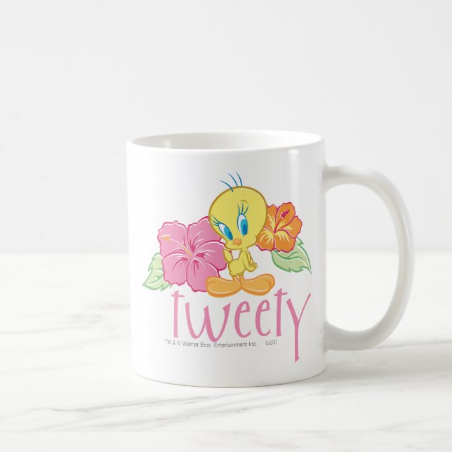 TWEETY™ Tropiska blommor Kaffemugg (Höger)