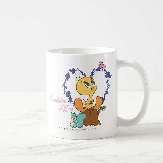 TWEETY™ "Vänskap and Kärlek" Kaffemugg (Höger)