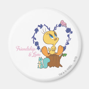 TWEETY™ "Vänskap Och Kärlek" Magnet