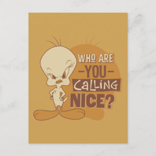 TWEETY™-Vem kallar du Nice? Vykort