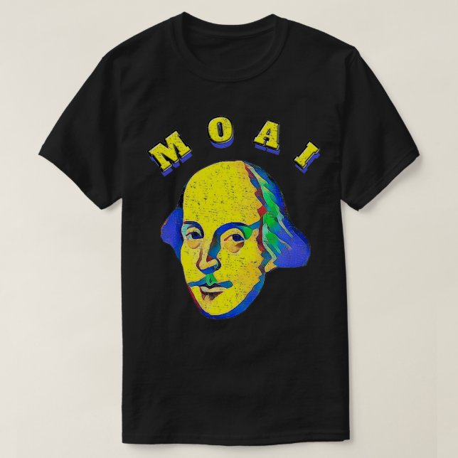 Twelfth Night MOAI Malvolio Shakespearean Quote  T Shirt (Design framsida)