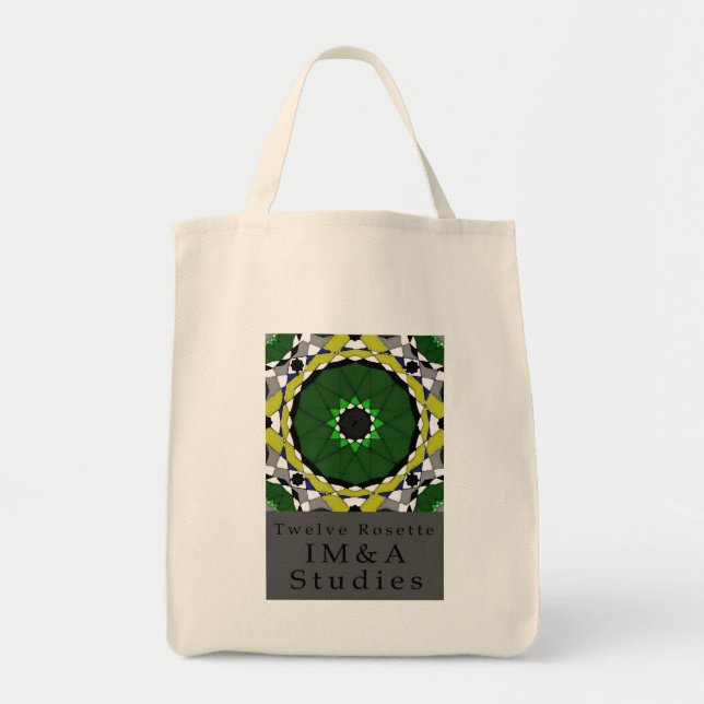 Twelve Rosette Livsmedel Tote Tygkasse (Framsidan)