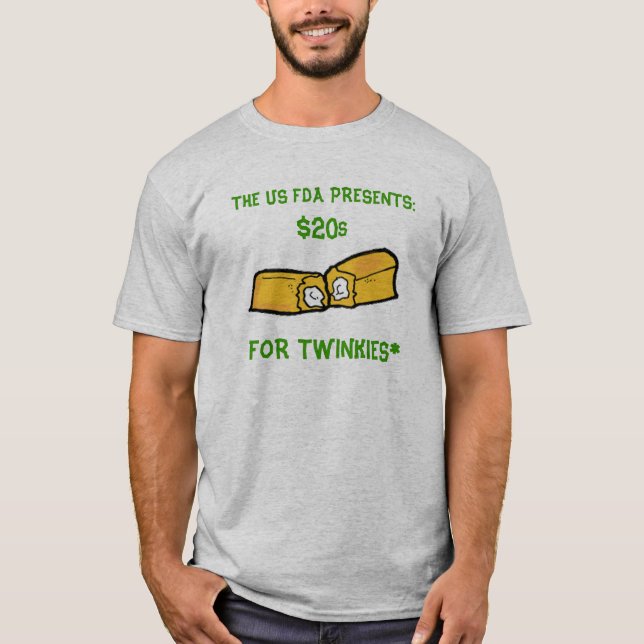 "Twenties för Twinkies" program T Shirt (Framsida)