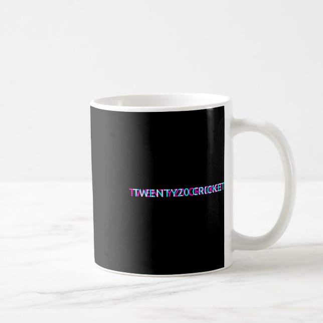 Twenty20 Cricket Sport Team Universitets Tröja Spo Kaffemugg (Höger)