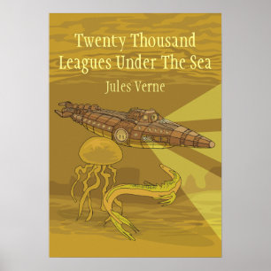 Twenty Thousand Leagues Under The Sea- Jules Verne Poster