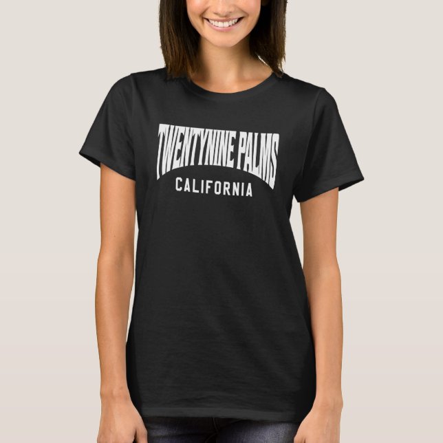 Twentynine Handflatan Ca California T Shirt (Framsida)