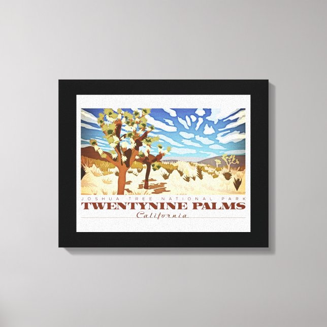 Twentynine Palms Kalifornien Canvastryck (Framsida)