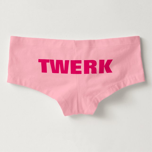 Twerk kortsluter den rosa pojken underkläderen för boxertrosa (Baksida)