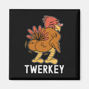 Twerkey Twerking Turkey Roligt Danning Turkey Than Magnet