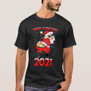 Twerking African American Jultomten Merry Jesus T Shirt