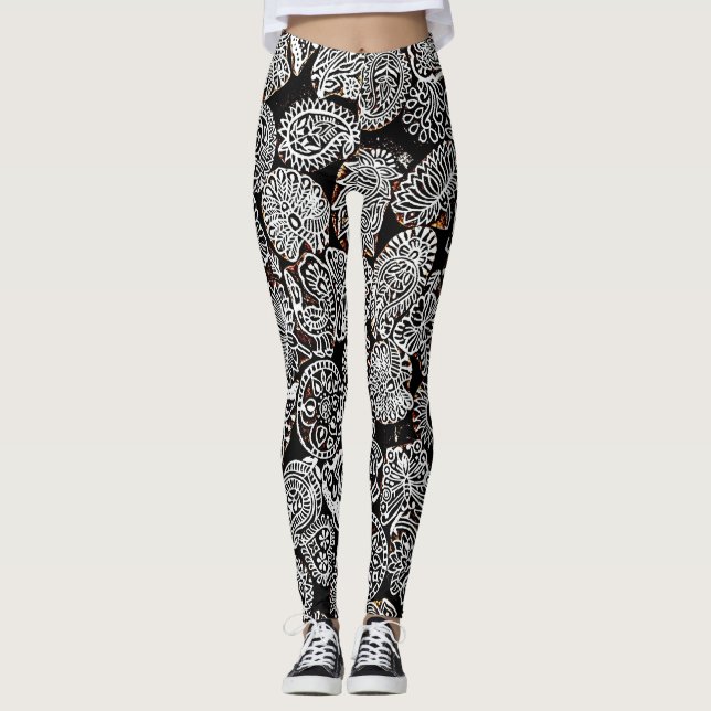 Twerking modellerar leggings (Framsida)