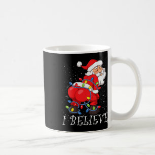 Twerking Tomte Jag tror julgran Ljuss Kaffemugg