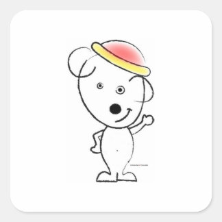 Twevven Square Sticker Fyrkantigt Klistermärke