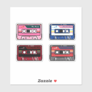 TWICE-kassettbandspaketets etikettpaket ver.2 Klistermärken
