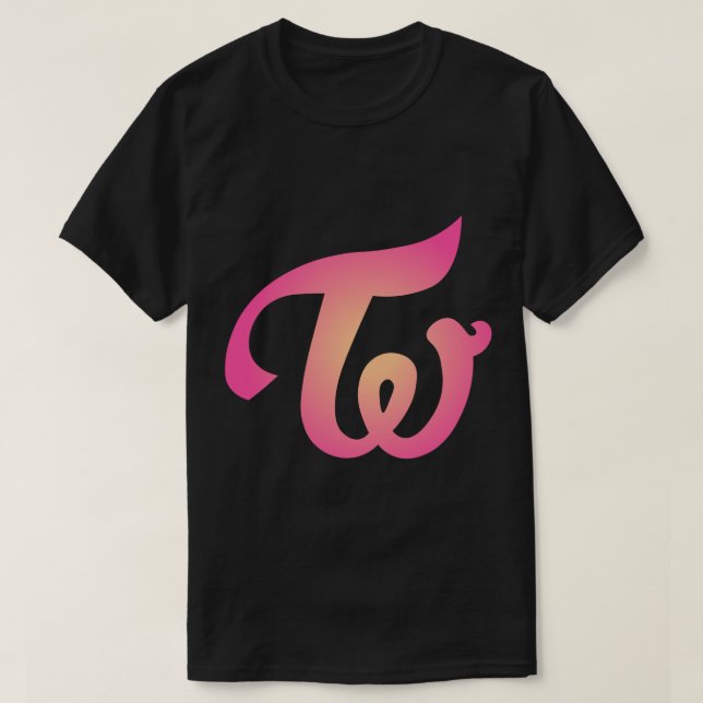 Twice Logo - Original Sticker T Shirt (Design framsida)