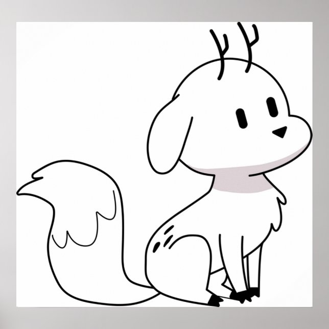 Twig Deerfox Hilda Poster (Framsidan)